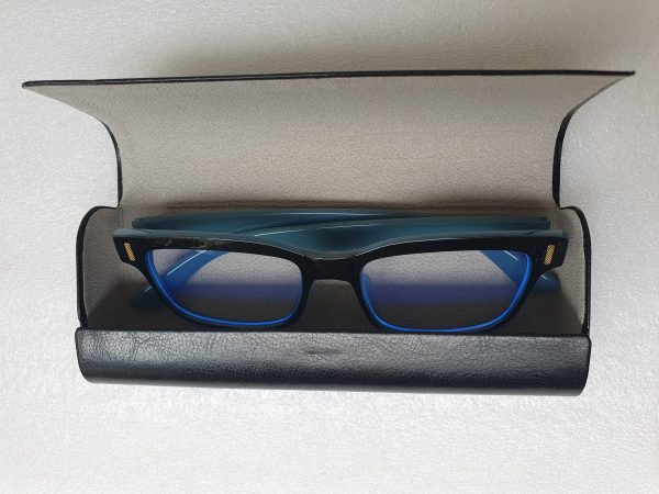 2-in-1 Blue Light Blocking Glasses, Clear Lens For Women & Men, Reduce Eye Fatigue From Computer, TV, Phone & Gaming, Decorative Glasses Plus Hard-Shell Eyeglass-Durable Portable with Magnetic Closure