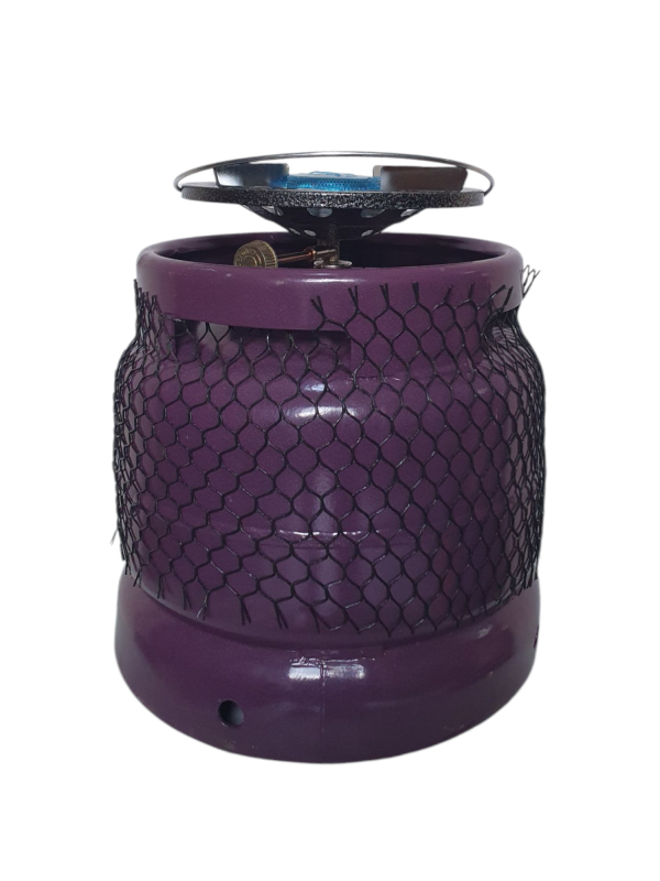 Handy 6kg Complete Set: [6Kg Cylinder +Stainless Top Burner with Handle]