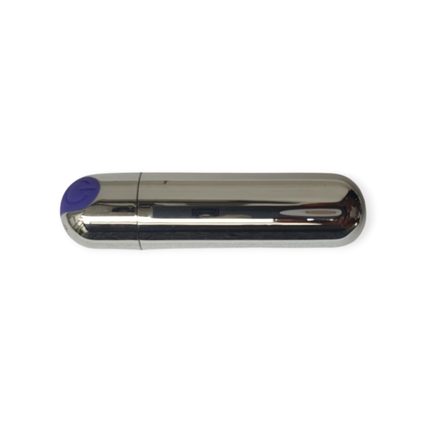Bullet Vibrator Sex Toy 10 Vibrating Modes-Silver