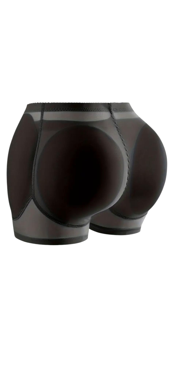 Full Crotch Hip Lifting Middle Waist Lace Hem Buttock Pad Corset Body-Shaping Boxer Pants (Copy)