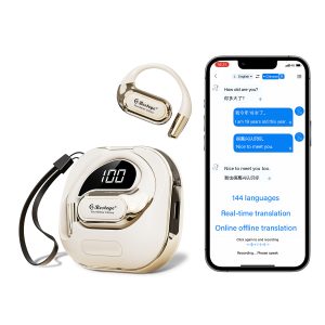Ultra Smart AI Multi-Purpose Translator Earbud: Supports-144 Languages-Online & Offline