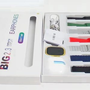 Smart Watch I20 Ultra Max Suit 10-in-1 Set: 7 Straps| Big Screen 2.3 Inch I40 I50 I60 I70 Smartwatch with Earphones